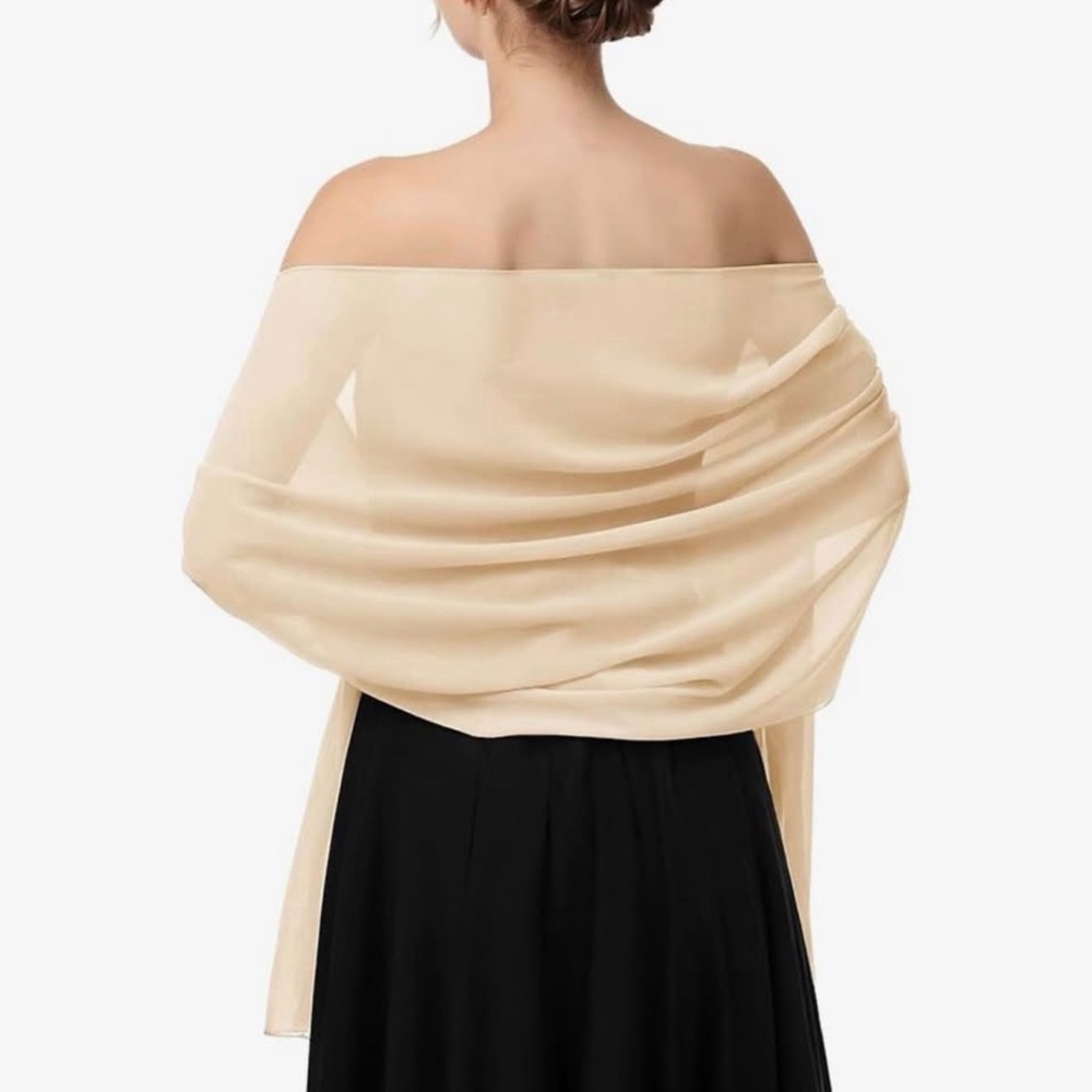 Elegant Cream Shawl